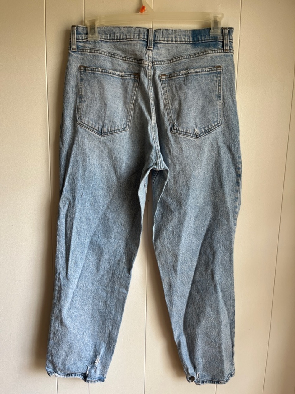 Abercrombie & Fitch Women's 90s Straight Ultra High-Rise Blue Jeans Sz 32/14 S - Picture 8 of 12